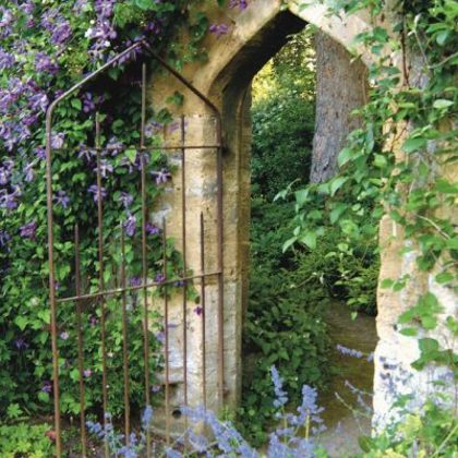 The doorway into the ruins at Sudeley 